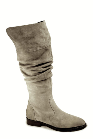 Koa Taupe Suede Slouchy Boot